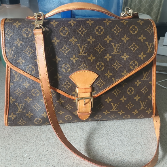 Louis Vuitton Brown Monogram Canvas Briefcase - Picture 1 of 16